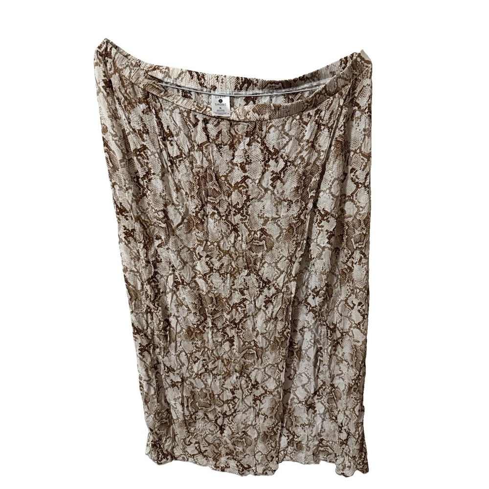 Shade Shore Skirt Snake Skin Design Slit XL